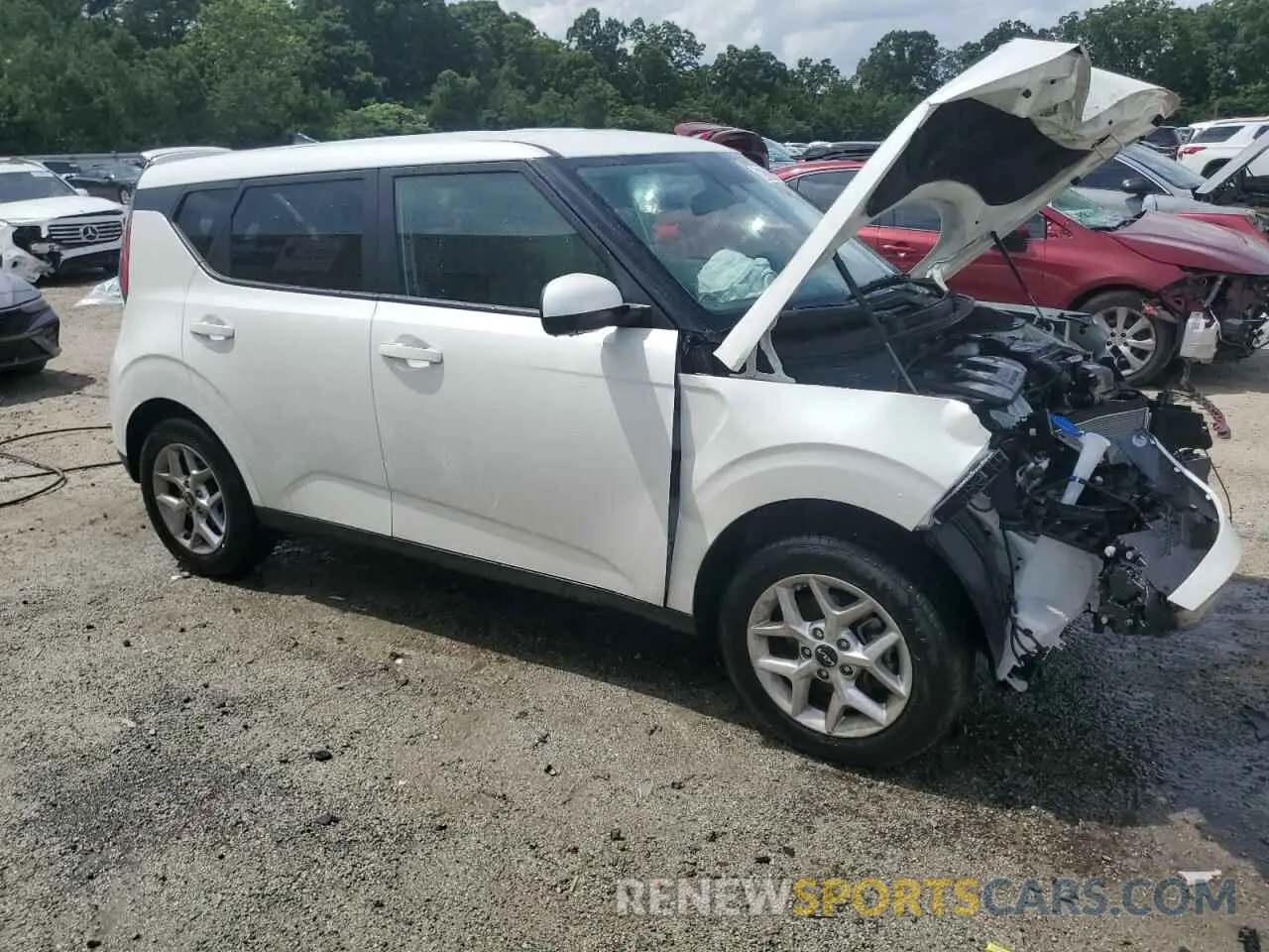 4 fotografías del automóvil dañado KNDJ23AU2S7923155 KIA SOUL 2025