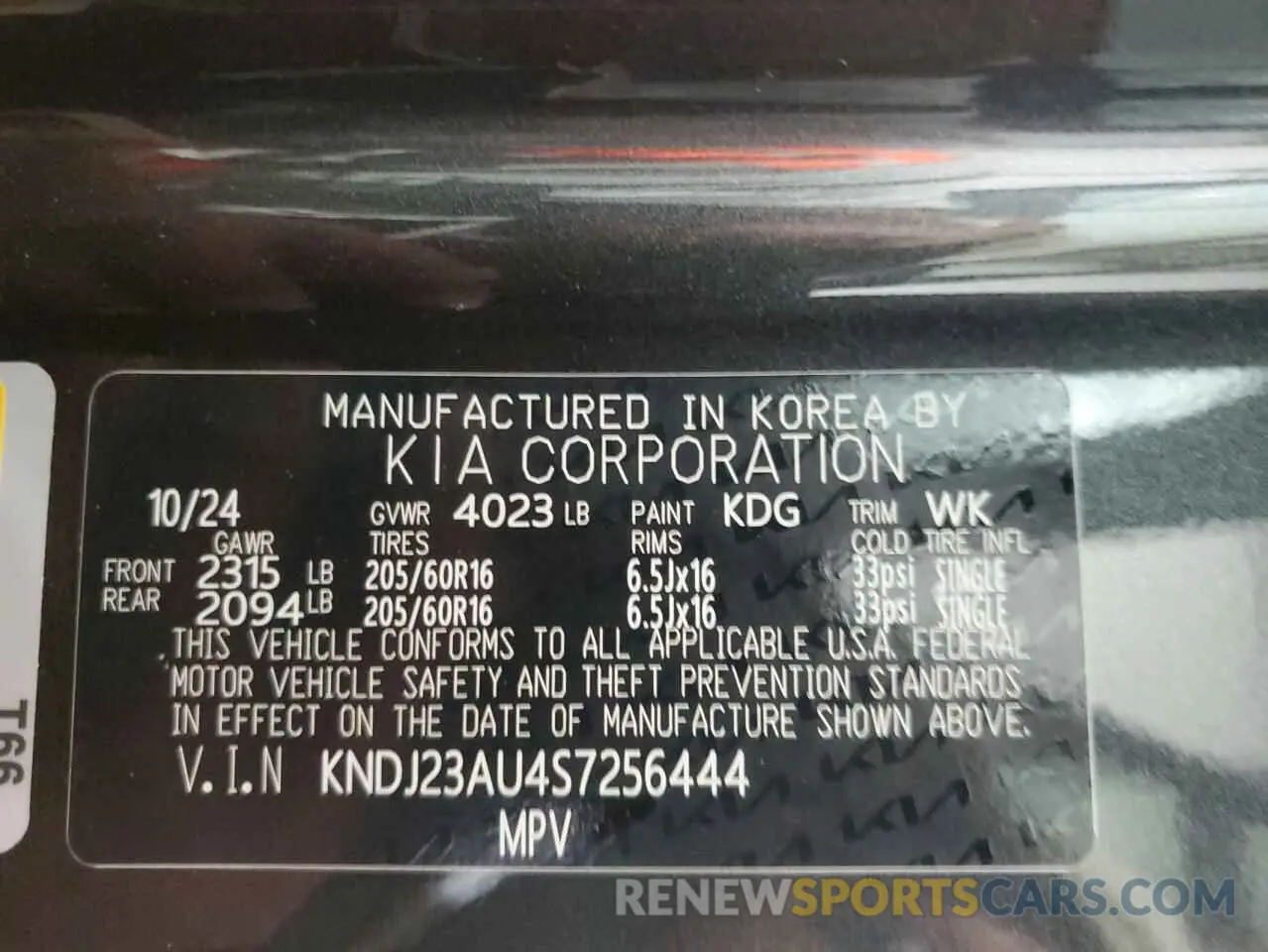 13 fotografías del automóvil dañado KNDJ23AU4S7256444 KIA SOUL 2025