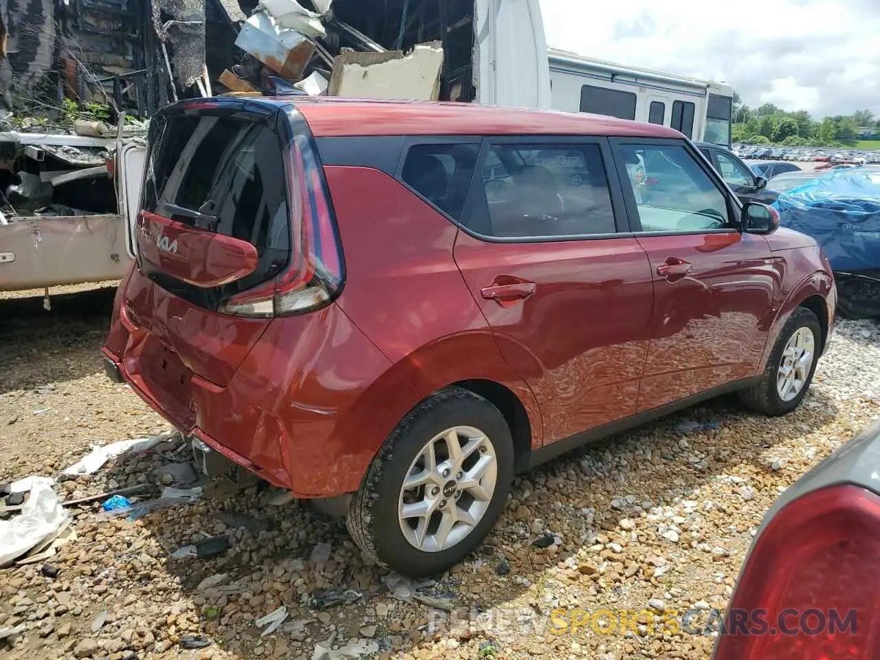 3 fotografías del automóvil dañado KNDJ23AU4S7257271 KIA SOUL 2025