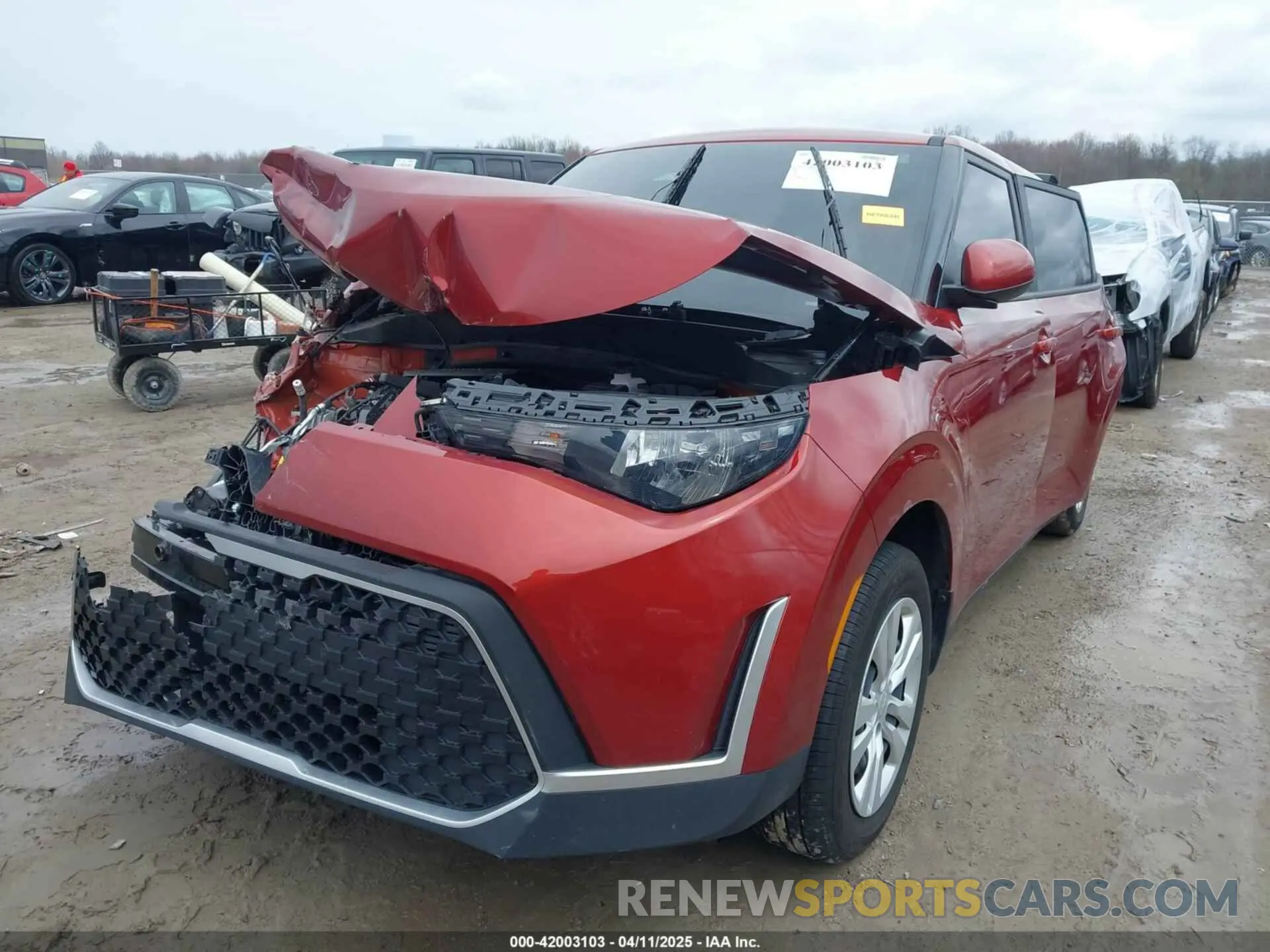 2 fotografías del automóvil dañado KNDJ23AU5S7248286 KIA SOUL 2025