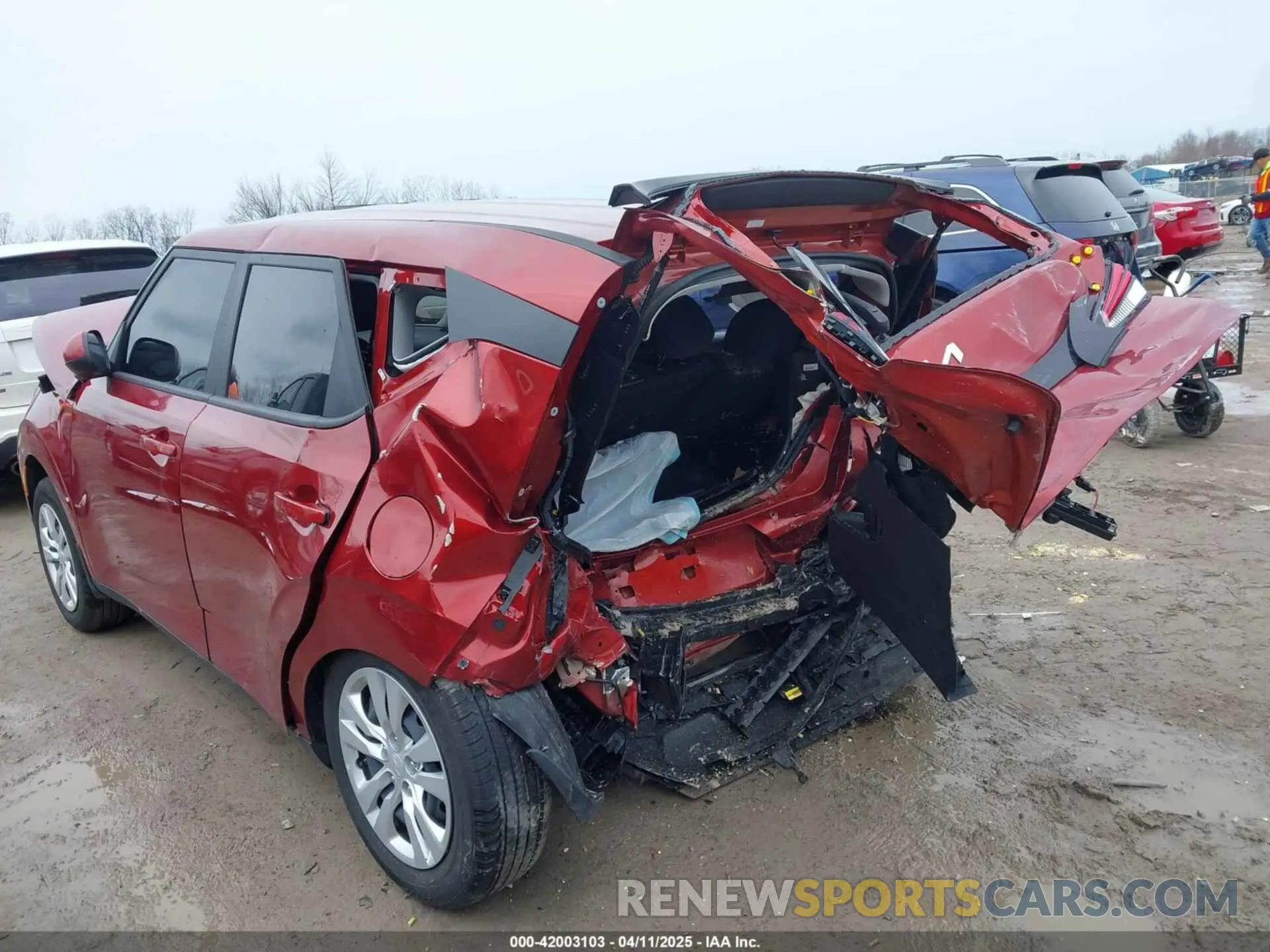 3 fotografías del automóvil dañado KNDJ23AU5S7248286 KIA SOUL 2025