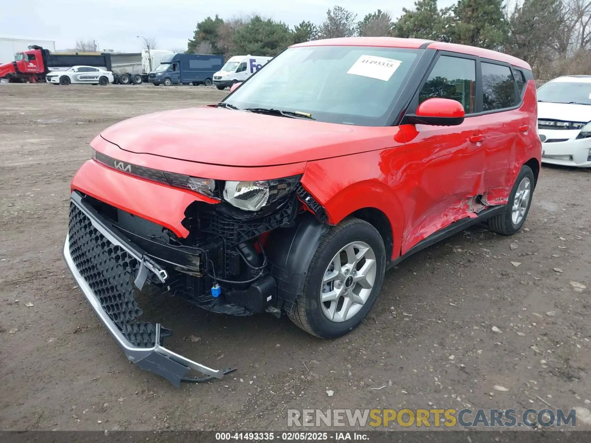 2 fotografías del automóvil dañado KNDJ23AUXS7254598 KIA SOUL 2025