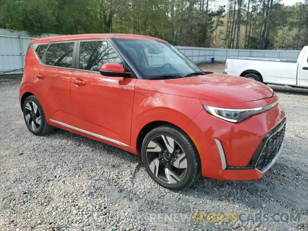 4 fotografías del automóvil dañado KNDJ53AU4S7245483 KIA SOUL 2025