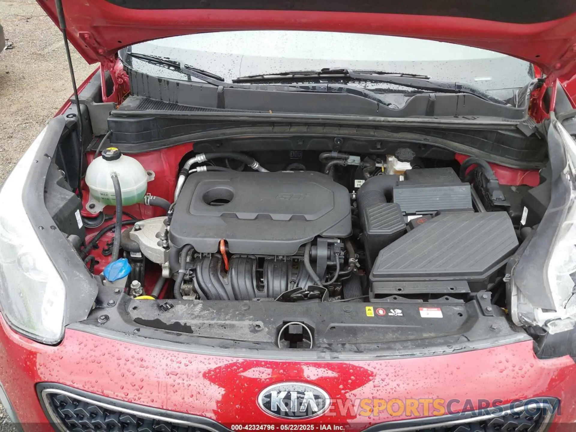 10 fotografías del automóvil dañado KNDPM3AC0K7548216 KIA SPORTAGE 2019