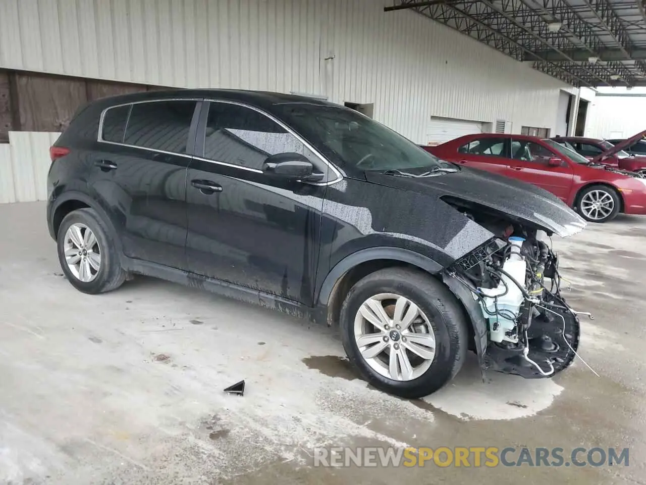 4 fotografías del automóvil dañado KNDPM3AC0K7592894 KIA SPORTAGE 2019