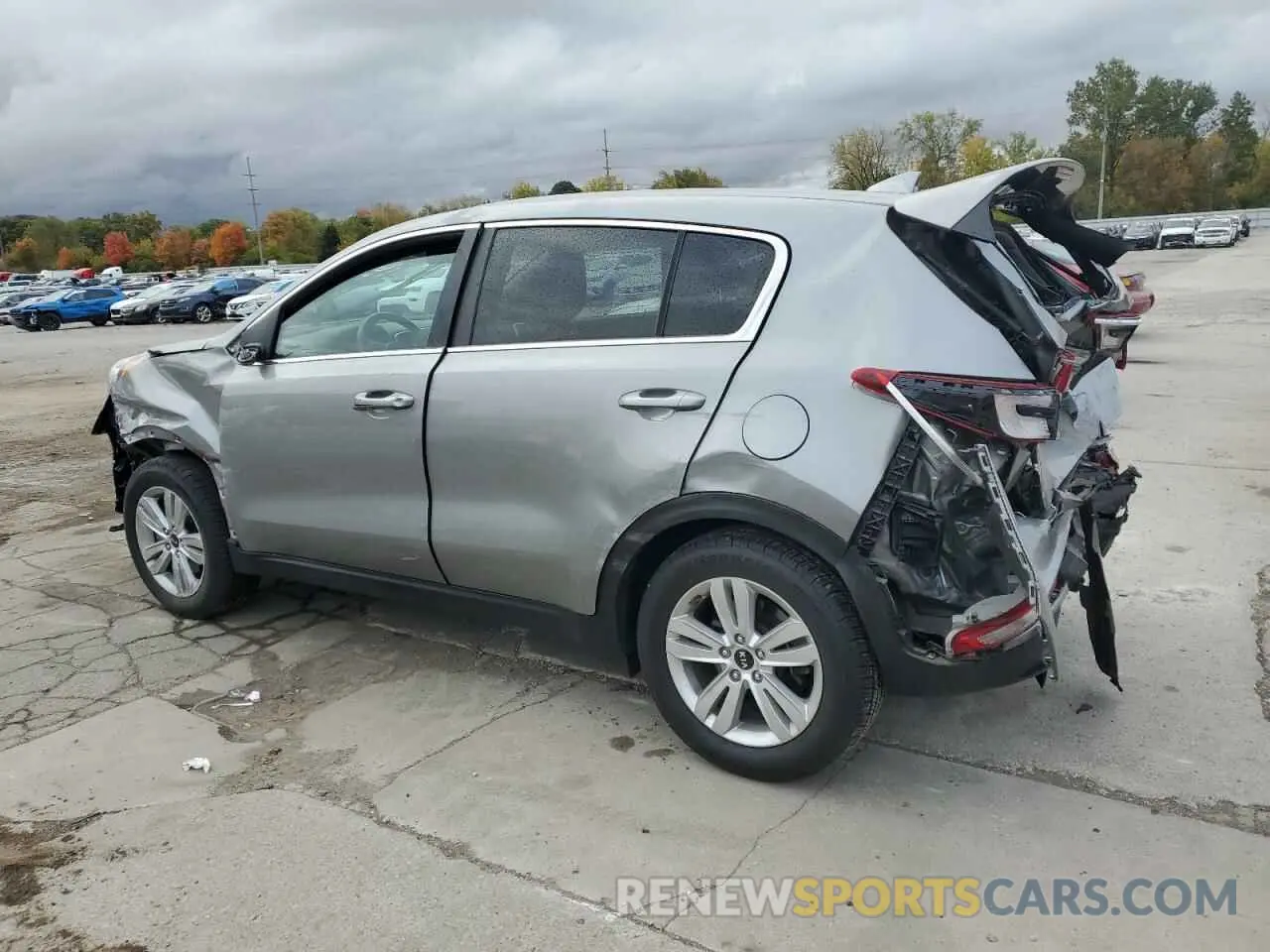 2 fotografías del automóvil dañado KNDPM3AC0K7598971 KIA SPORTAGE 2019