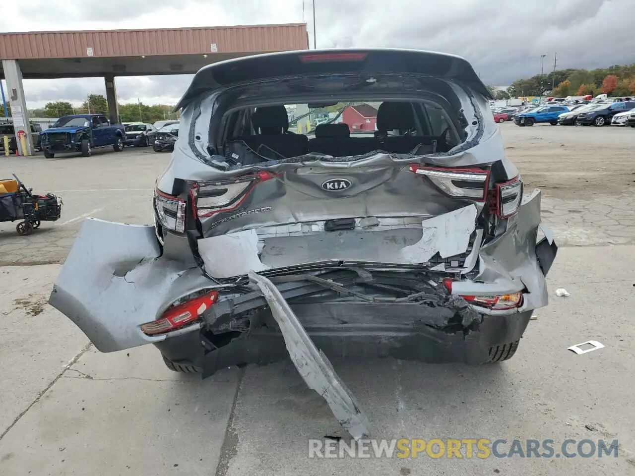 6 fotografías del automóvil dañado KNDPM3AC0K7598971 KIA SPORTAGE 2019