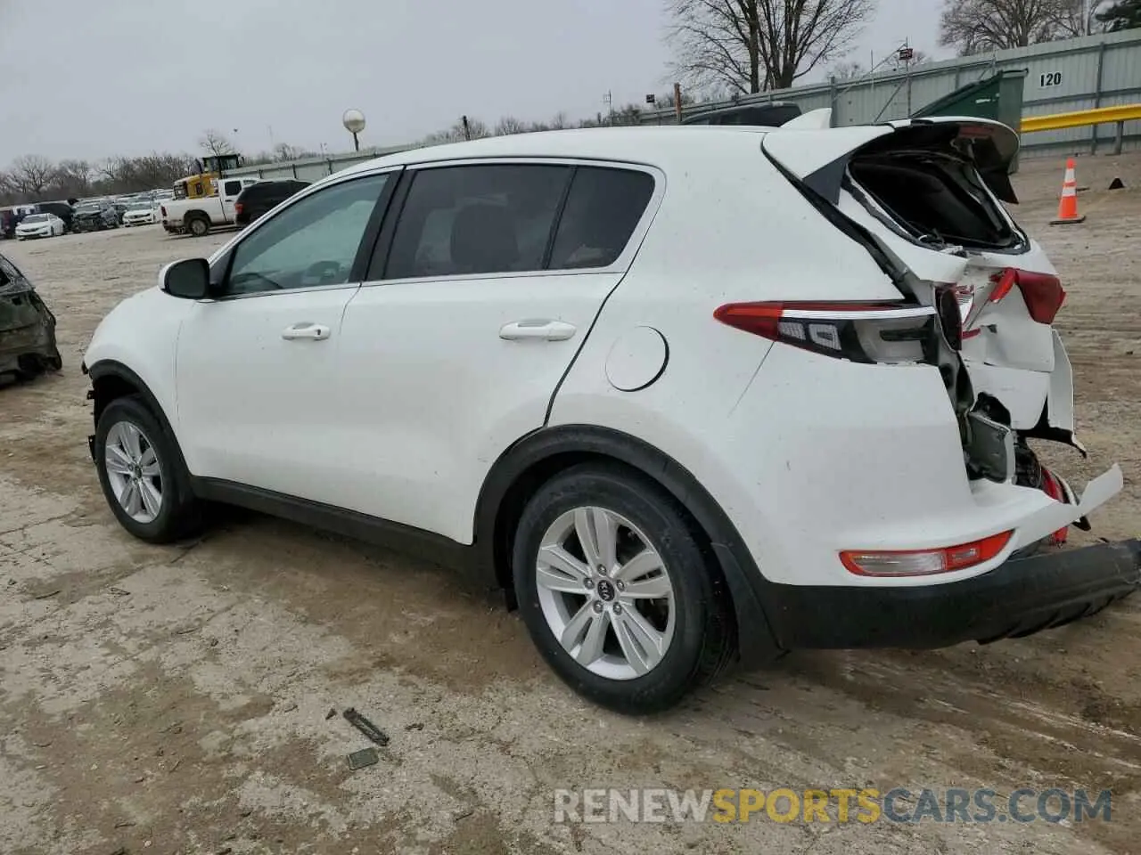 2 fotografías del automóvil dañado KNDPM3AC0K7612075 KIA SPORTAGE 2019