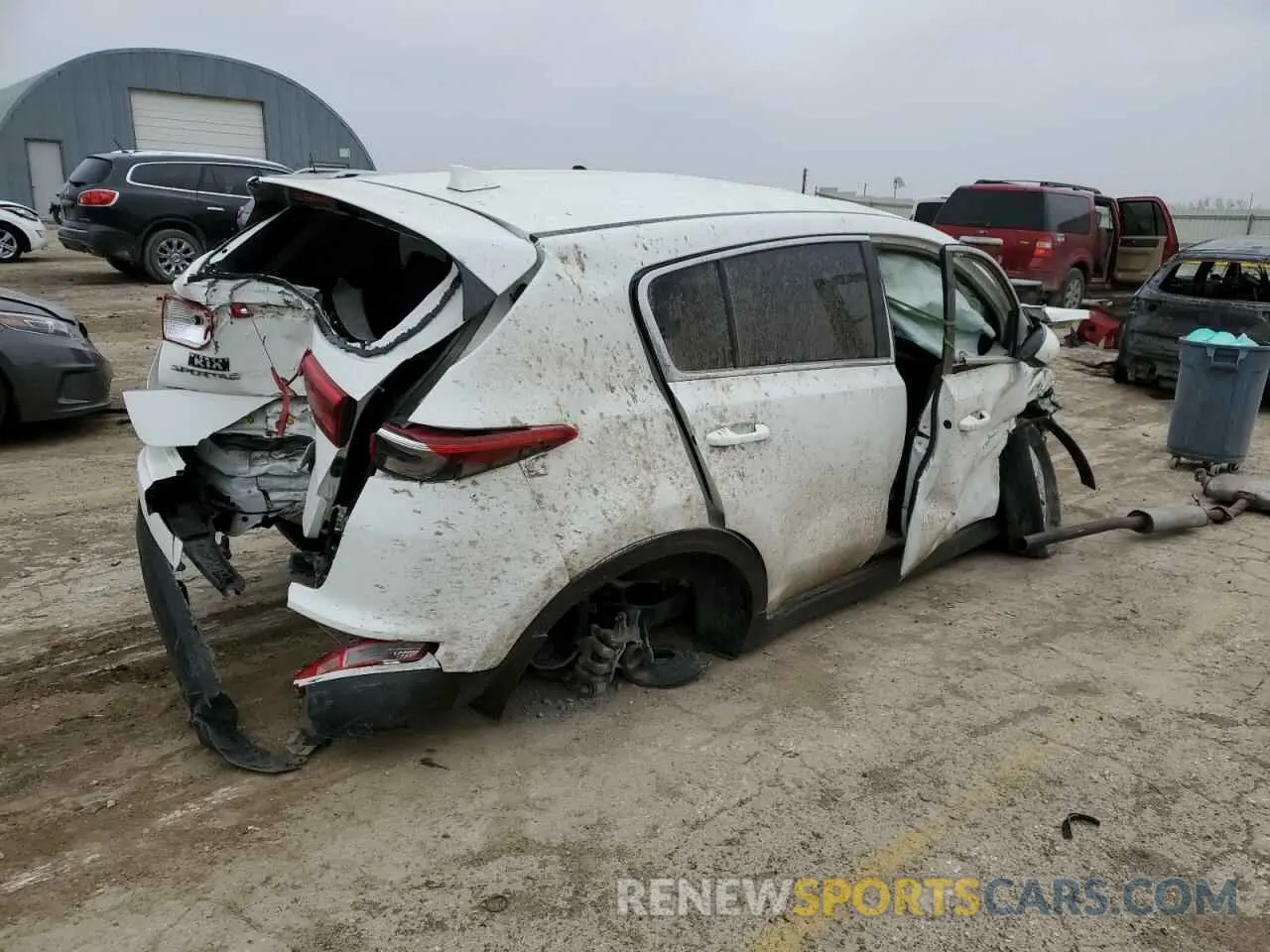 3 fotografías del automóvil dañado KNDPM3AC0K7612075 KIA SPORTAGE 2019
