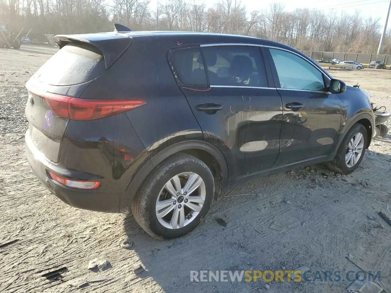 3 fotografías del automóvil dañado KNDPM3AC1K7602025 KIA SPORTAGE 2019