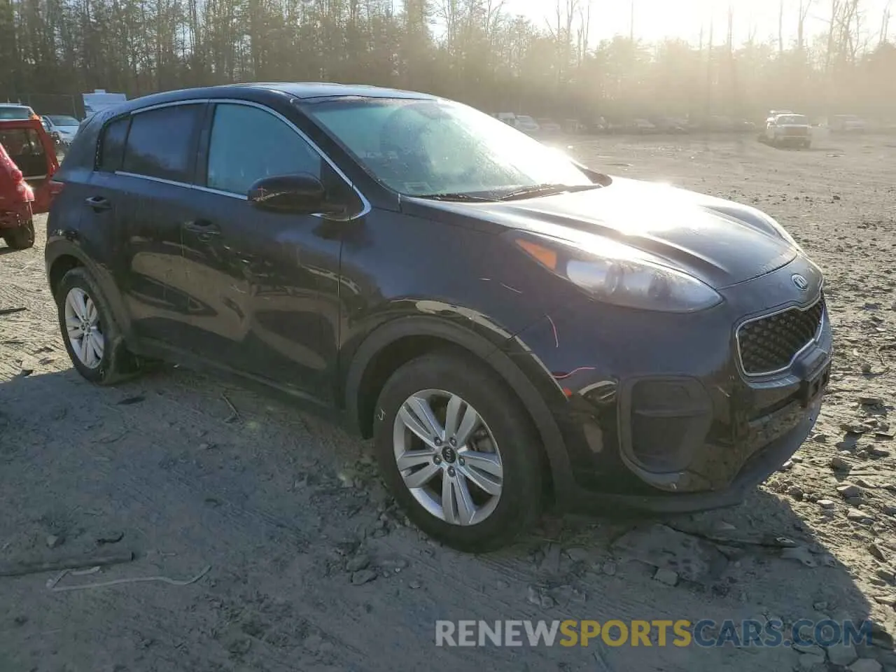 4 fotografías del automóvil dañado KNDPM3AC1K7602025 KIA SPORTAGE 2019
