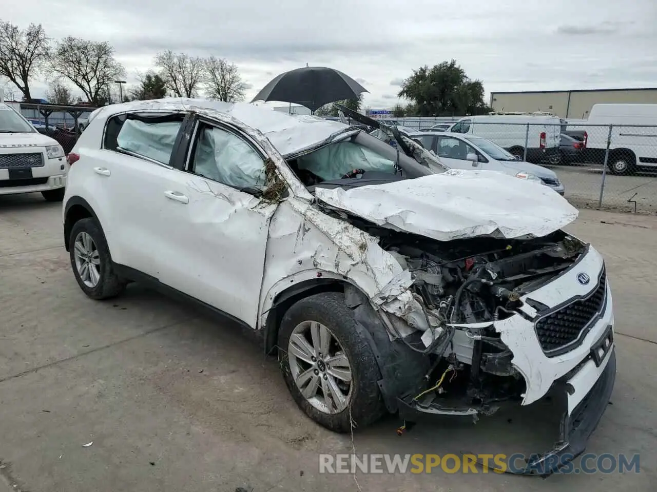 4 fotografías del automóvil dañado KNDPM3AC1K7623957 KIA SPORTAGE 2019