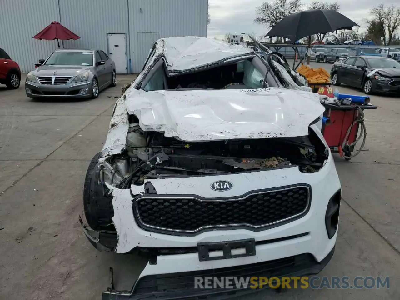 5 fotografías del automóvil dañado KNDPM3AC1K7623957 KIA SPORTAGE 2019