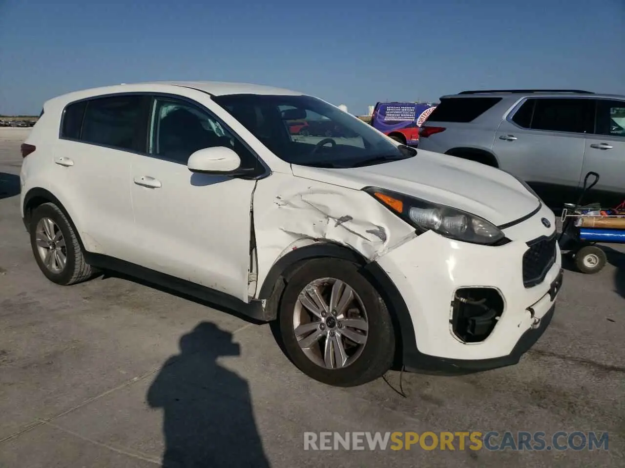 4 fotografías del automóvil dañado KNDPM3AC2K7508283 KIA SPORTAGE 2019