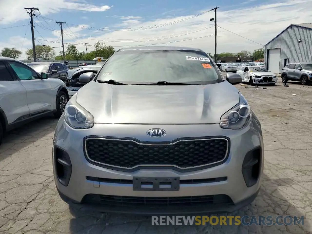 5 fotografías del automóvil dañado KNDPM3AC2K7626348 KIA SPORTAGE 2019