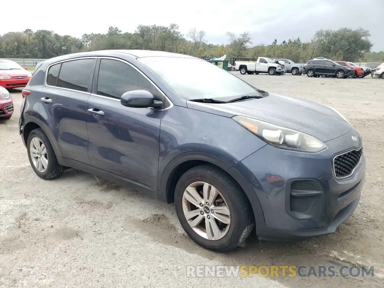 4 fotografías del automóvil dañado KNDPM3AC3K7501472 KIA SPORTAGE 2019