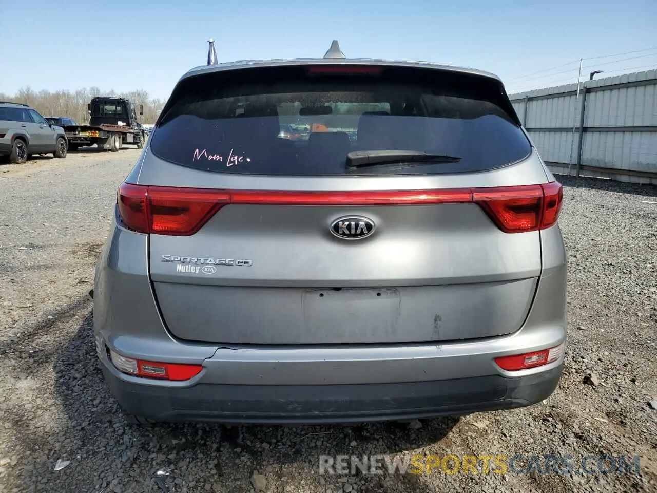 6 fotografías del automóvil dañado KNDPM3AC3K7623216 KIA SPORTAGE 2019