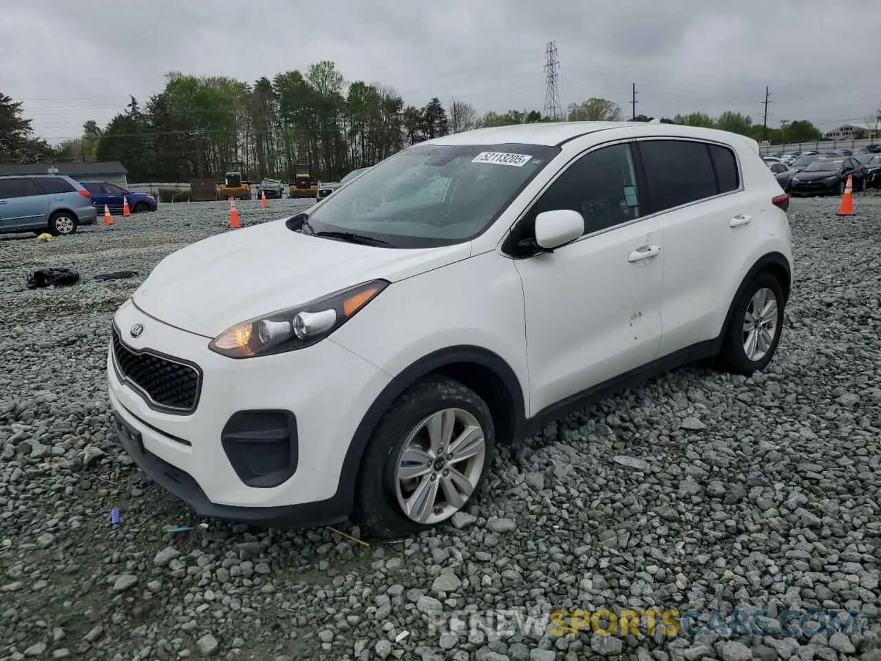 1 fotografías del automóvil dañado KNDPM3AC4K7507393 KIA SPORTAGE 2019