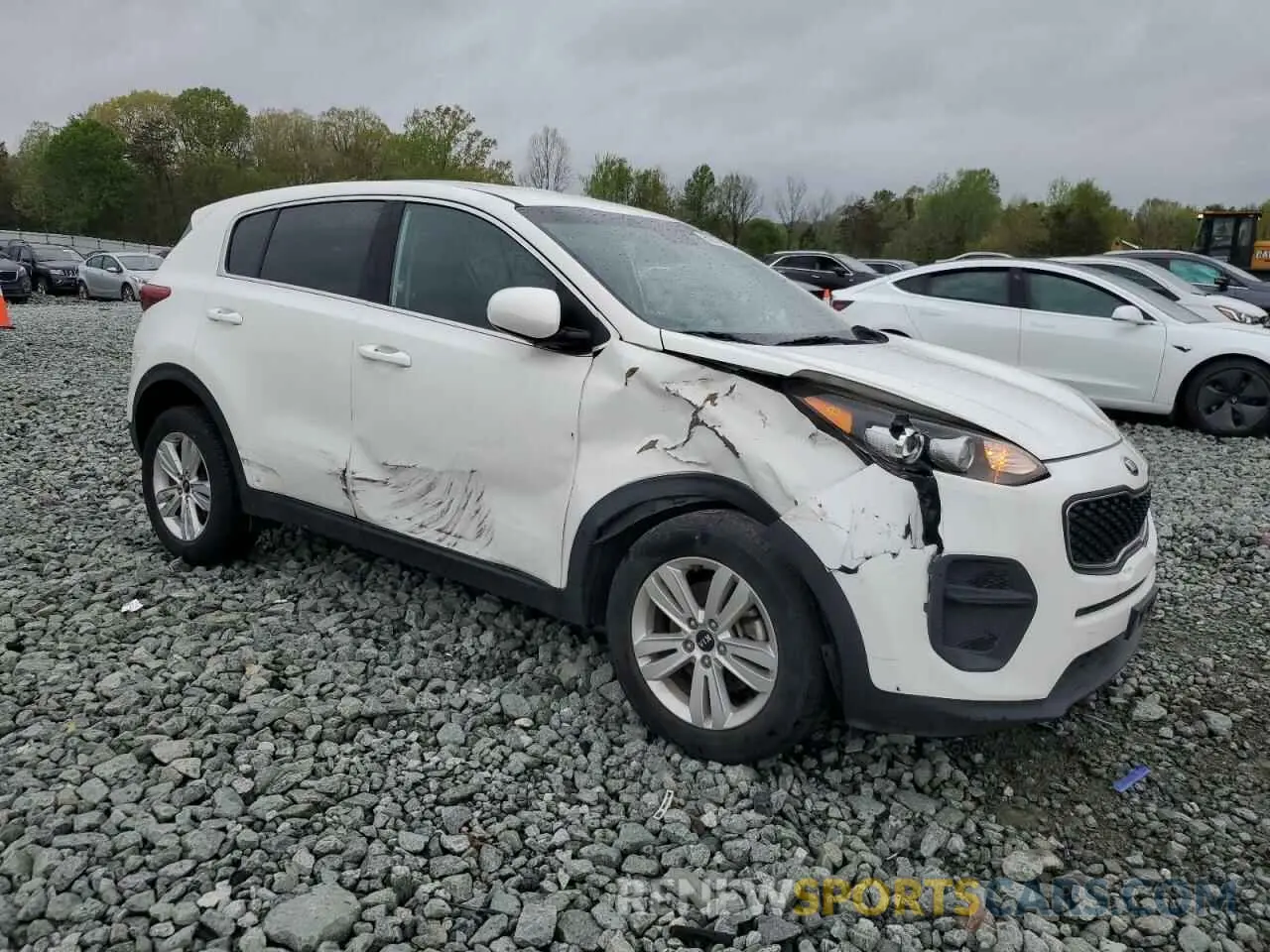 4 fotografías del automóvil dañado KNDPM3AC4K7507393 KIA SPORTAGE 2019