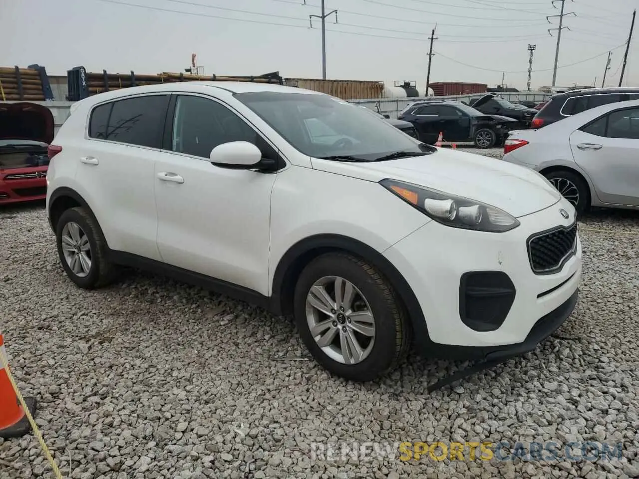 4 fotografías del automóvil dañado KNDPM3AC4K7527014 KIA SPORTAGE 2019