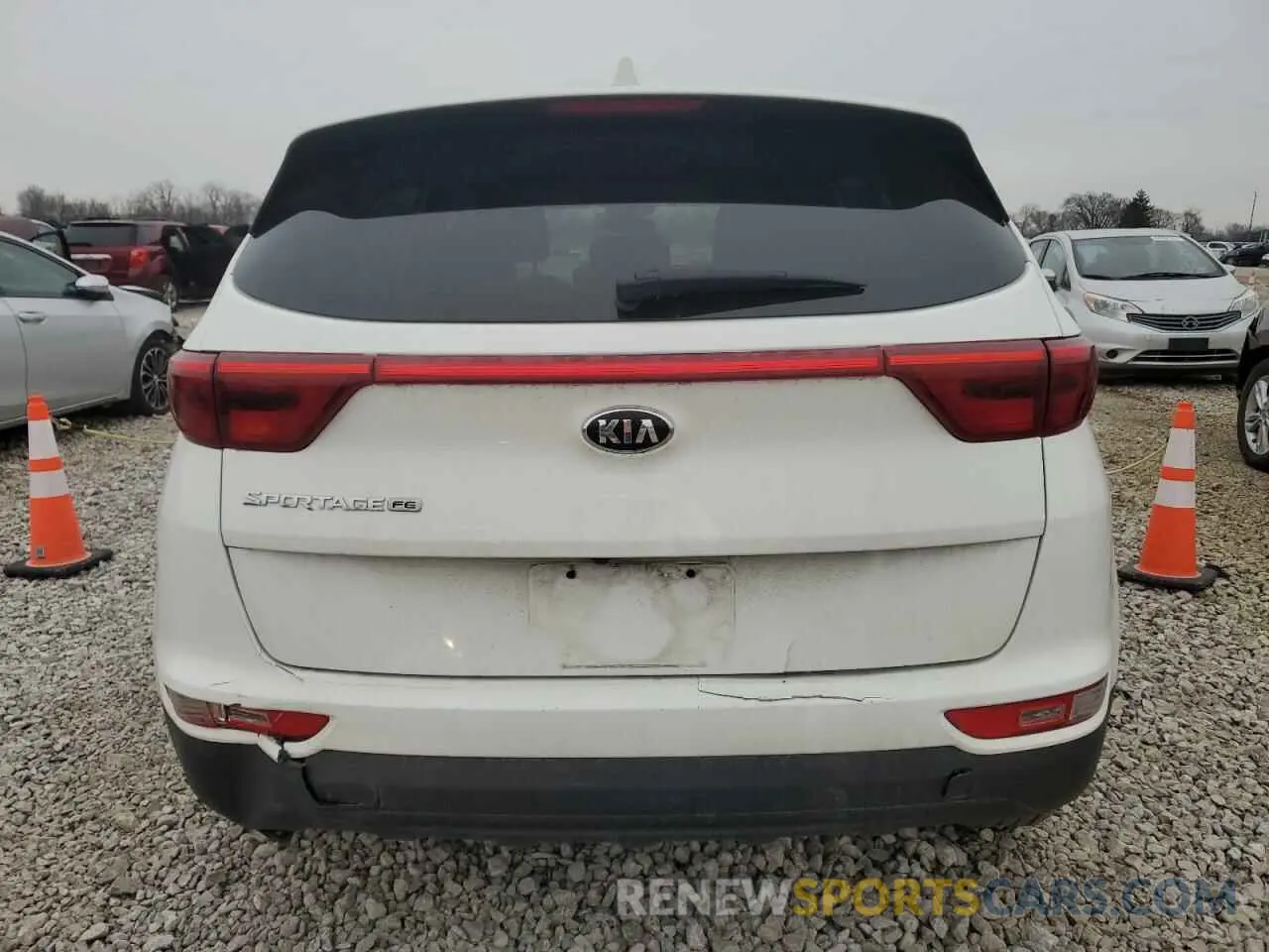 6 fotografías del automóvil dañado KNDPM3AC4K7527014 KIA SPORTAGE 2019
