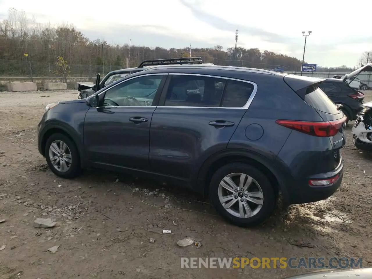 2 fotografías del automóvil dañado KNDPM3AC4K7576326 KIA SPORTAGE 2019