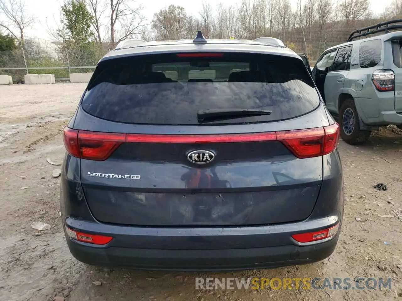 6 fotografías del automóvil dañado KNDPM3AC4K7576326 KIA SPORTAGE 2019
