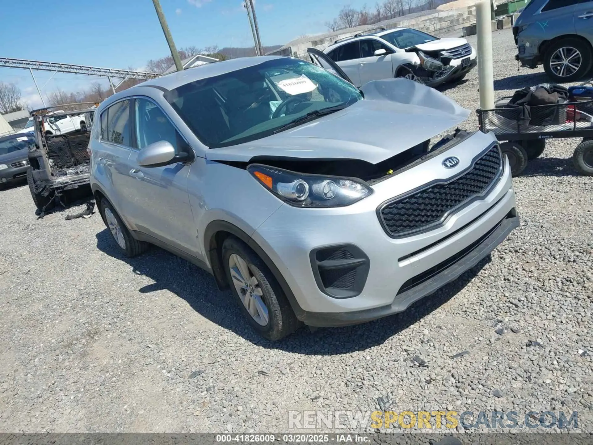 1 fotografías del automóvil dañado KNDPM3AC4K7591148 KIA SPORTAGE 2019
