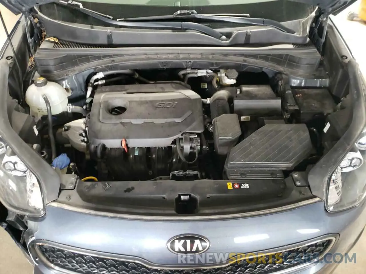 12 fotografías del automóvil dañado KNDPM3AC4K7592302 KIA SPORTAGE 2019
