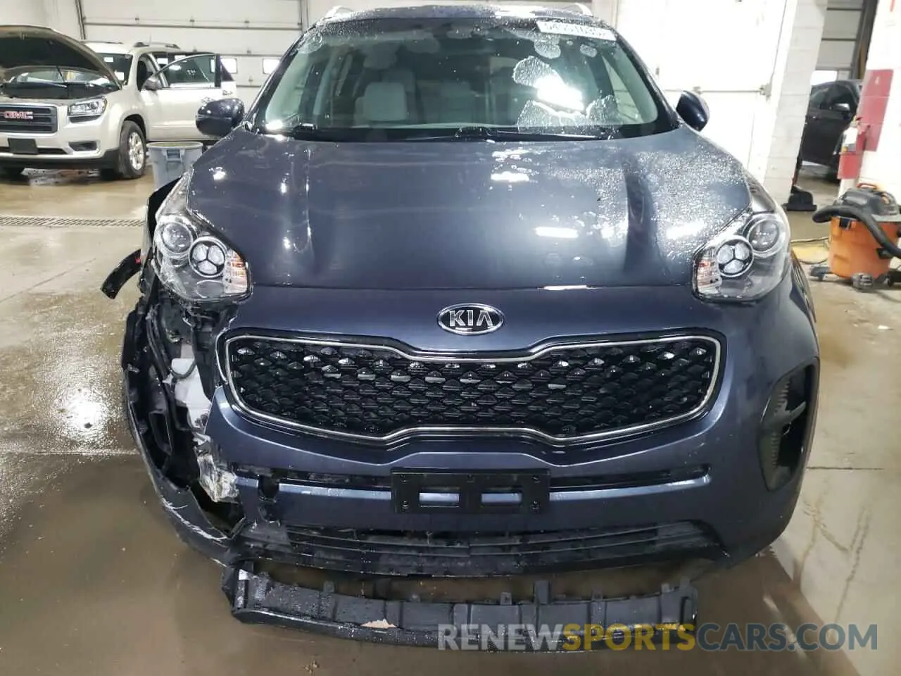 5 fotografías del automóvil dañado KNDPM3AC4K7592302 KIA SPORTAGE 2019