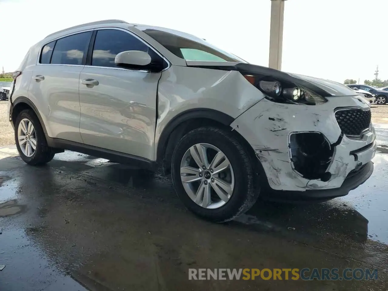 4 fotografías del automóvil dañado KNDPM3AC5K7525580 KIA SPORTAGE 2019
