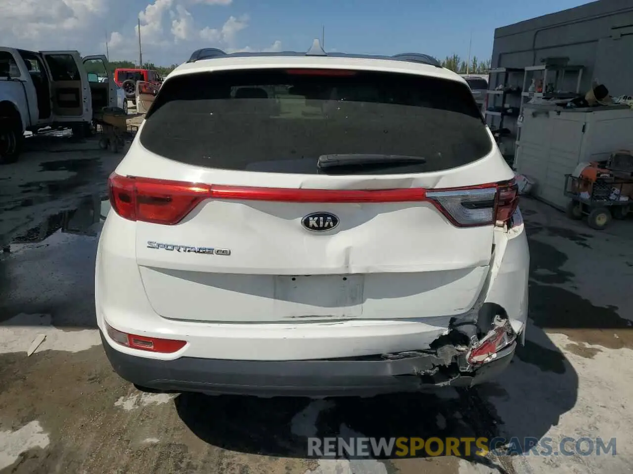 6 fotografías del automóvil dañado KNDPM3AC5K7525580 KIA SPORTAGE 2019