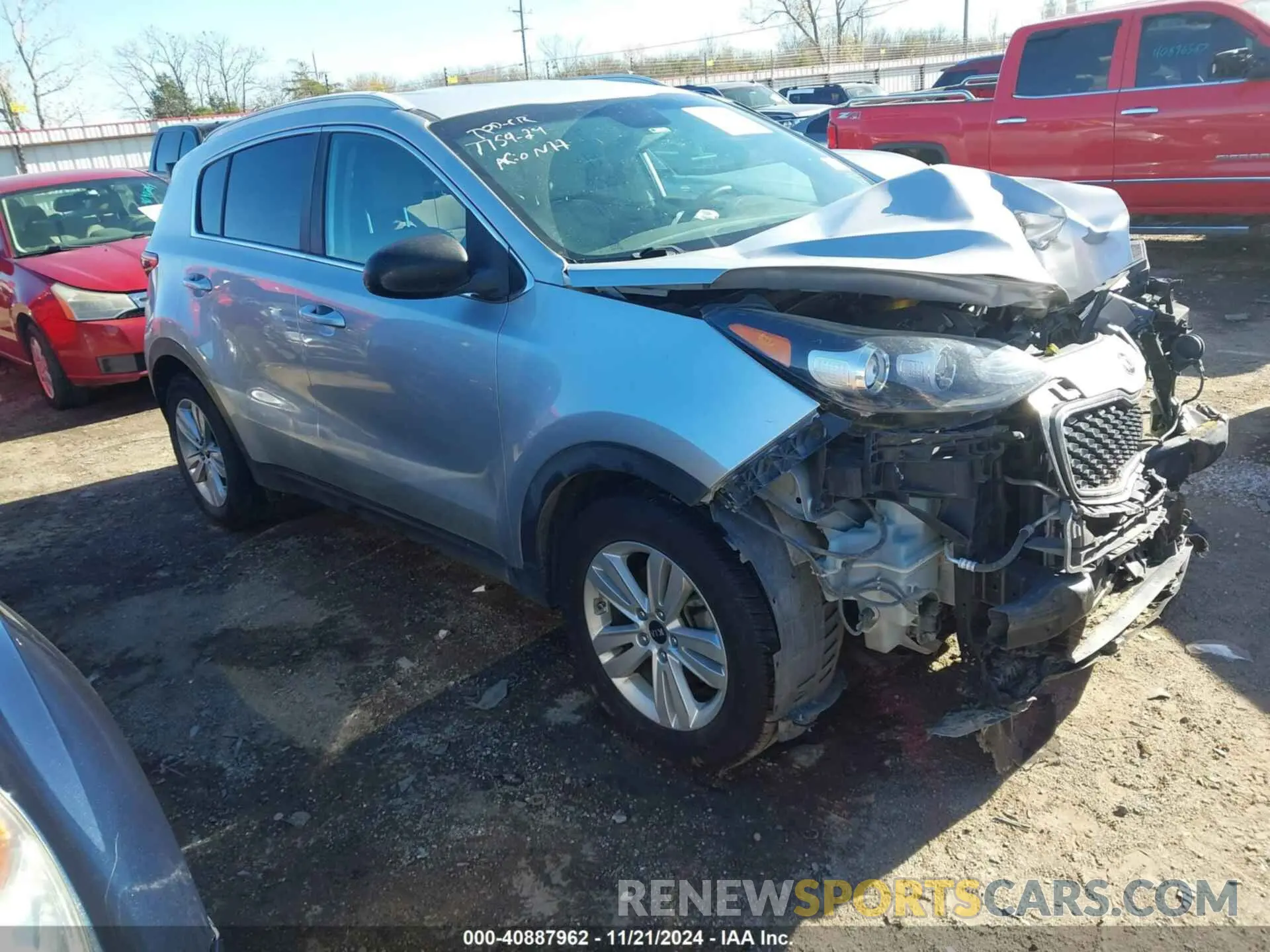 1 fotografías del automóvil dañado KNDPM3AC5K7603839 KIA SPORTAGE 2019