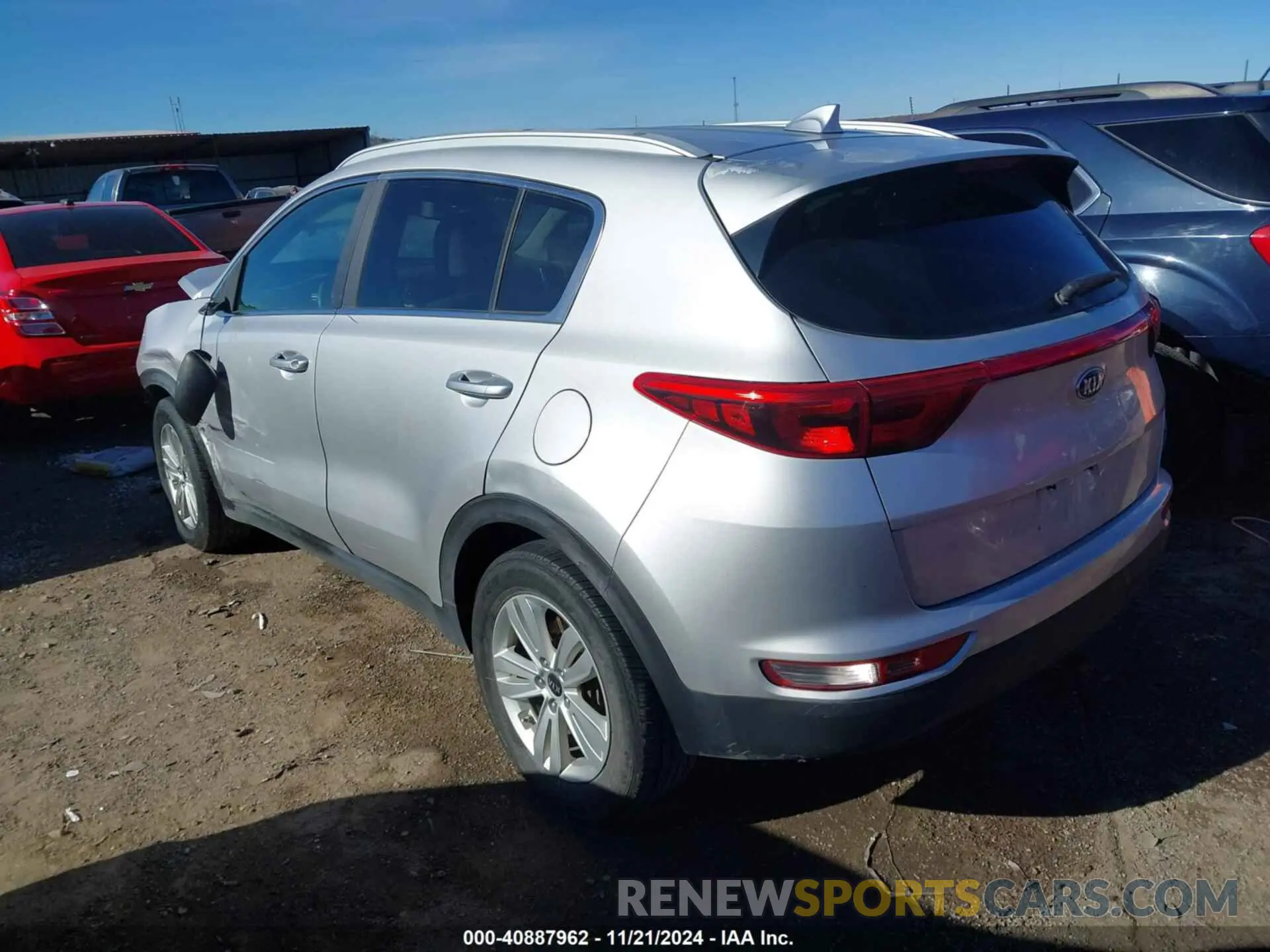 3 fotografías del automóvil dañado KNDPM3AC5K7603839 KIA SPORTAGE 2019