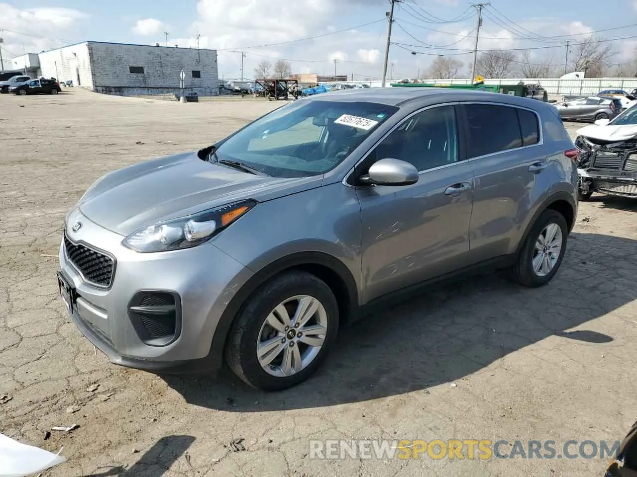 1 fotografías del automóvil dañado KNDPM3AC5K7623850 KIA SPORTAGE 2019