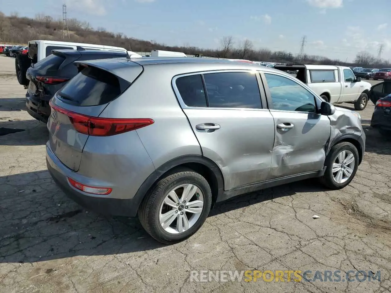 3 fotografías del automóvil dañado KNDPM3AC5K7623850 KIA SPORTAGE 2019