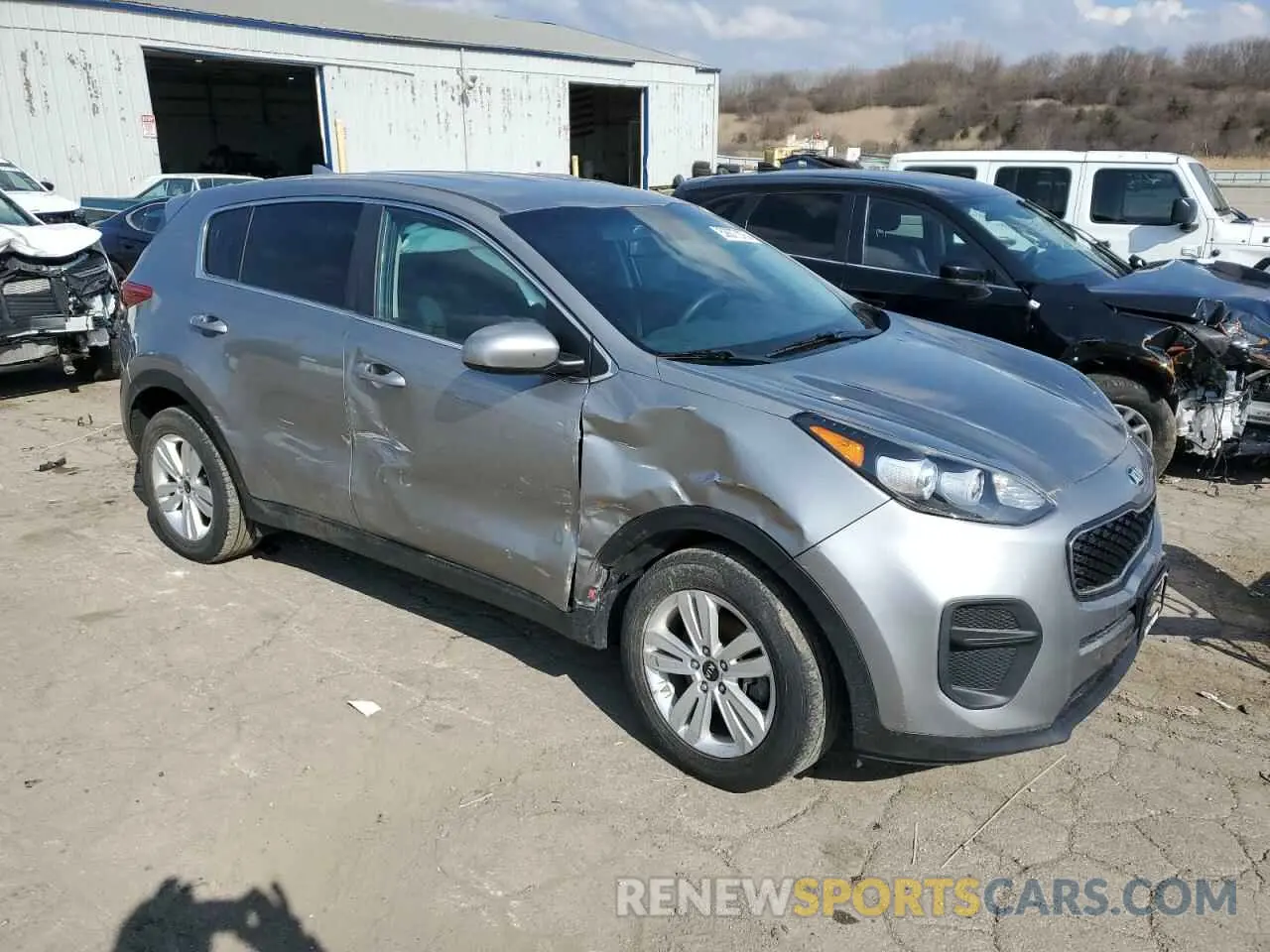 4 fotografías del automóvil dañado KNDPM3AC5K7623850 KIA SPORTAGE 2019