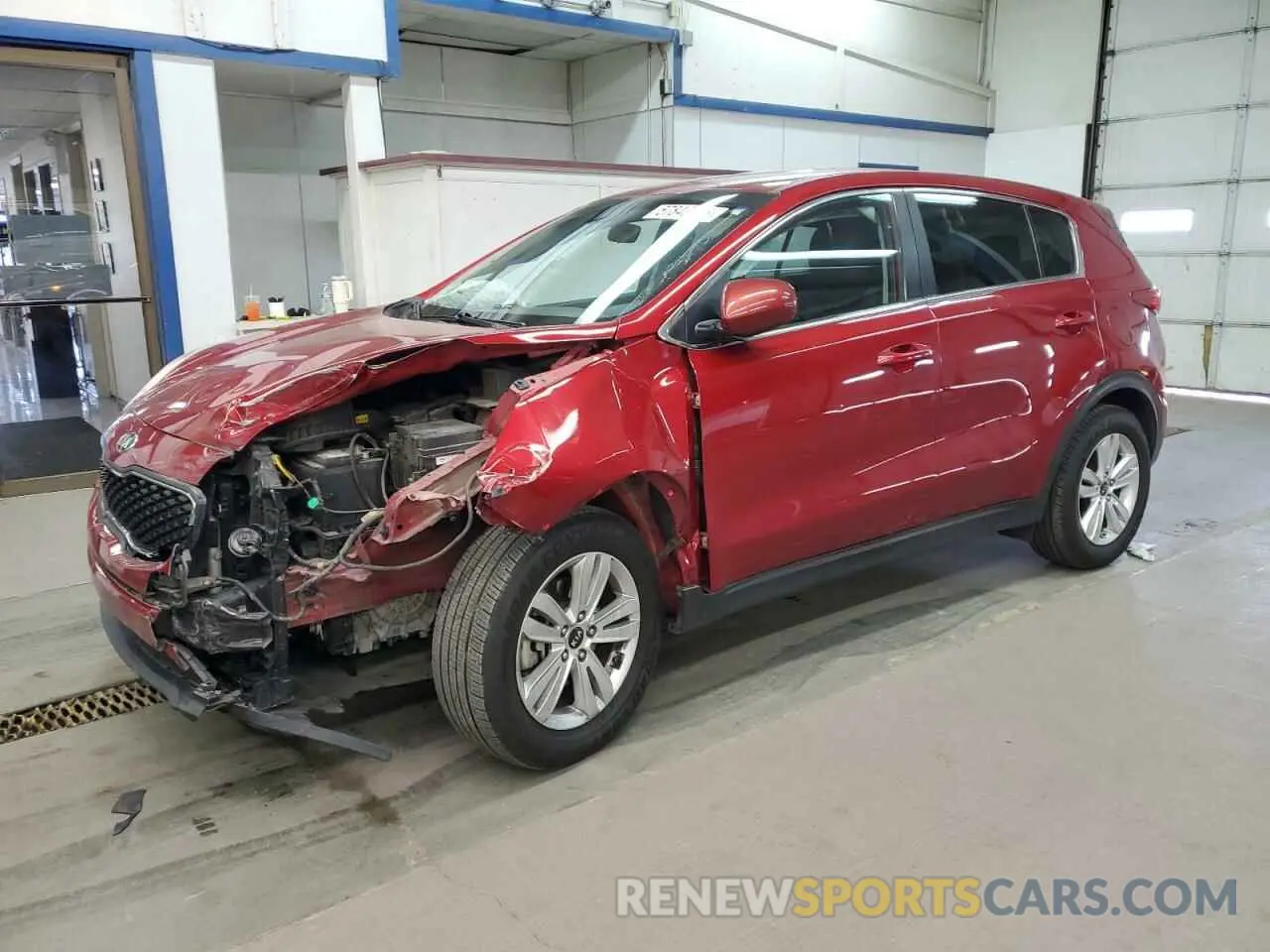 1 fotografías del automóvil dañado KNDPM3AC6K7494338 KIA SPORTAGE 2019