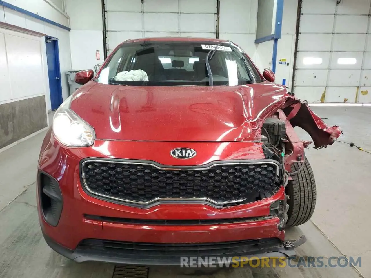 5 fotografías del automóvil dañado KNDPM3AC6K7494338 KIA SPORTAGE 2019