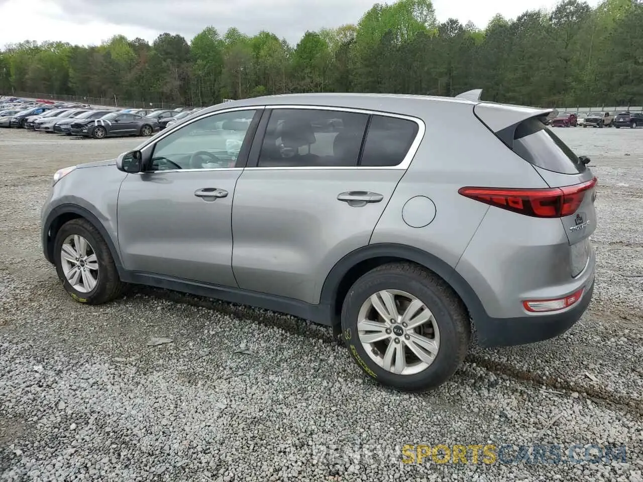 2 fotografías del automóvil dañado KNDPM3AC6K7594150 KIA SPORTAGE 2019