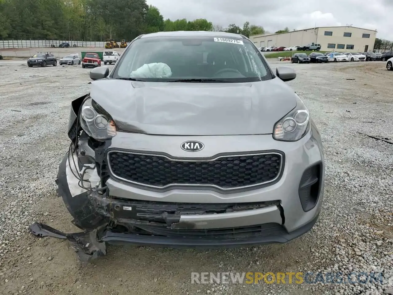 5 fotografías del automóvil dañado KNDPM3AC6K7594150 KIA SPORTAGE 2019