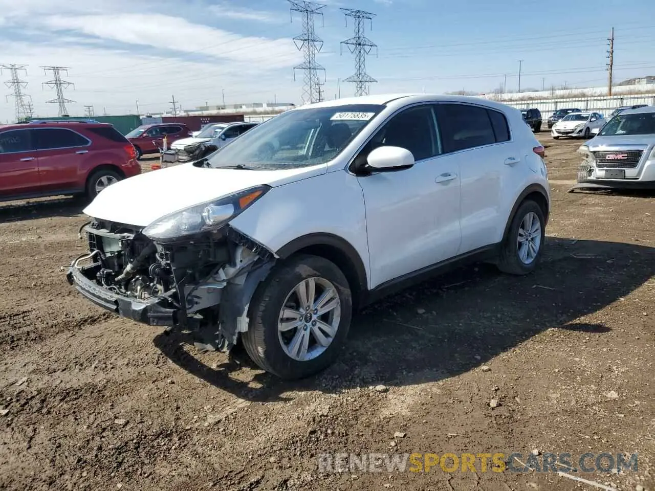 1 fotografías del automóvil dañado KNDPM3AC6K7620780 KIA SPORTAGE 2019