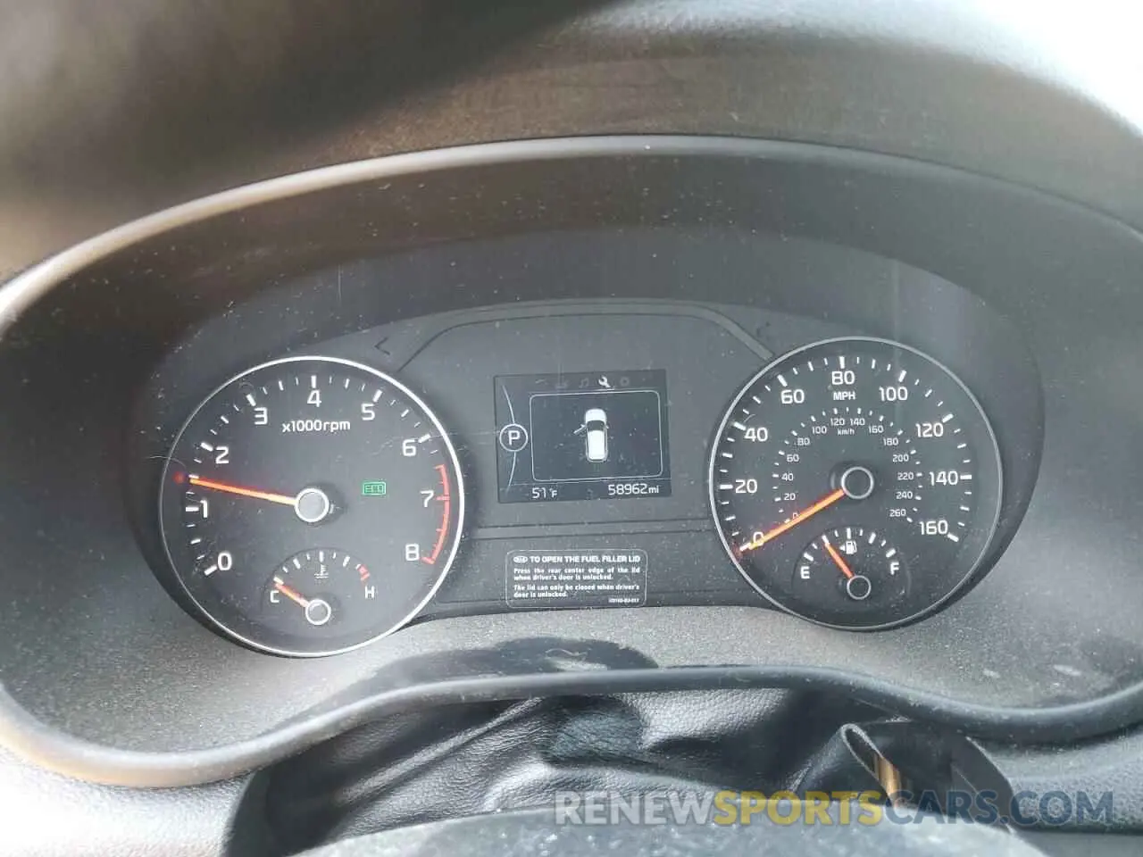 9 fotografías del automóvil dañado KNDPM3AC7K7558127 KIA SPORTAGE 2019