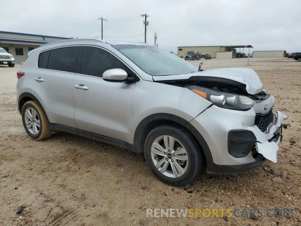 4 fotografías del automóvil dañado KNDPM3AC7K7611991 KIA SPORTAGE 2019