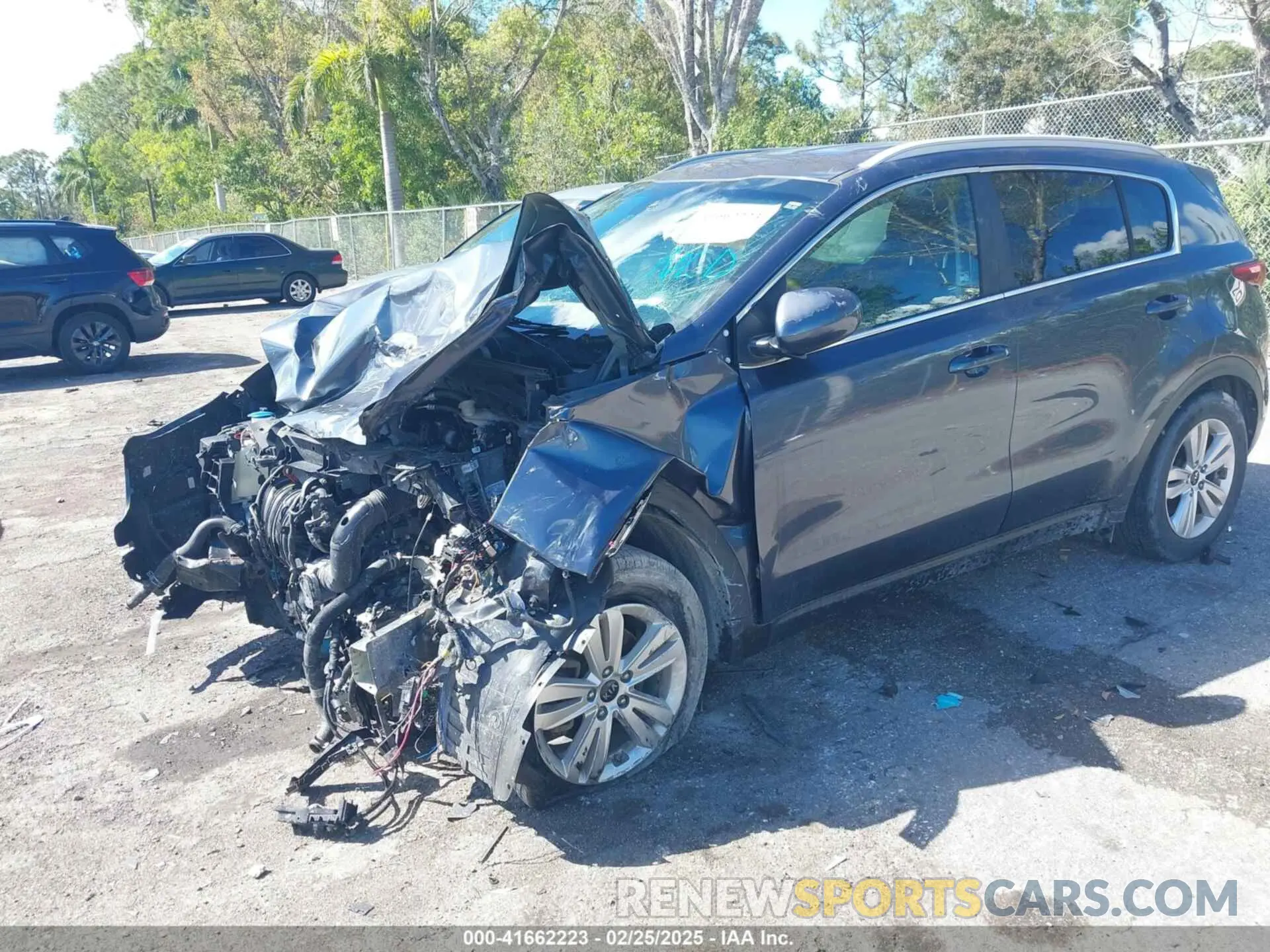 2 fotografías del automóvil dañado KNDPM3AC8K7511415 KIA SPORTAGE 2019