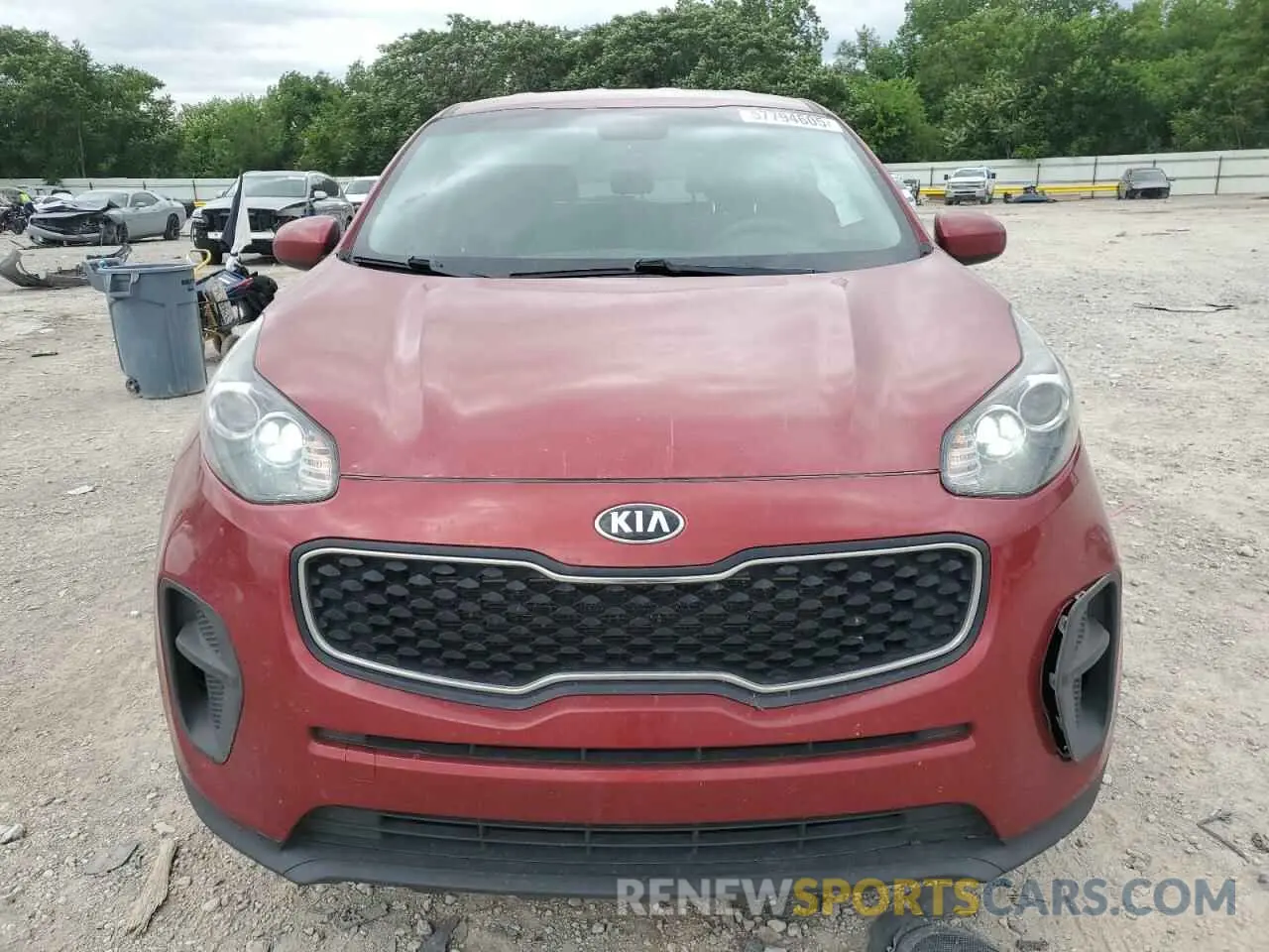 5 fotografías del automóvil dañado KNDPM3AC8K7567564 KIA SPORTAGE 2019