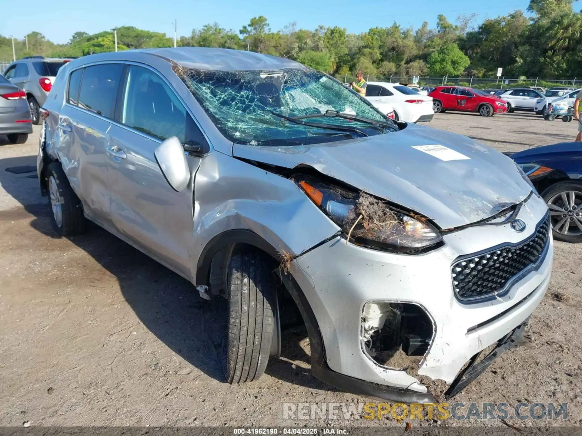 1 fotografías del automóvil dañado KNDPM3AC8K7591055 KIA SPORTAGE 2019