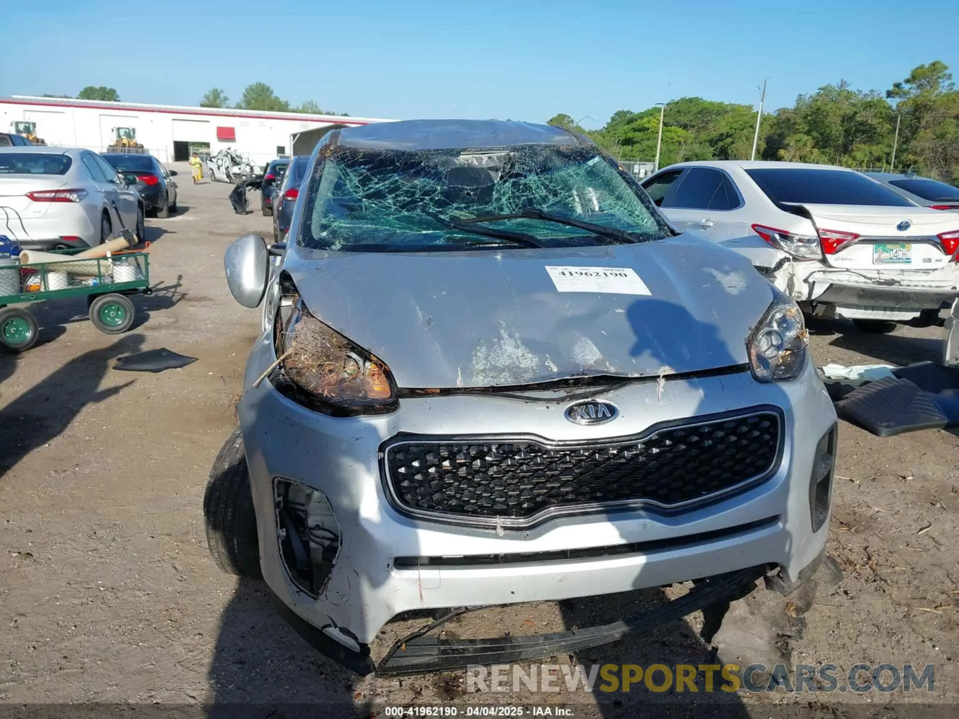 6 fotografías del automóvil dañado KNDPM3AC8K7591055 KIA SPORTAGE 2019