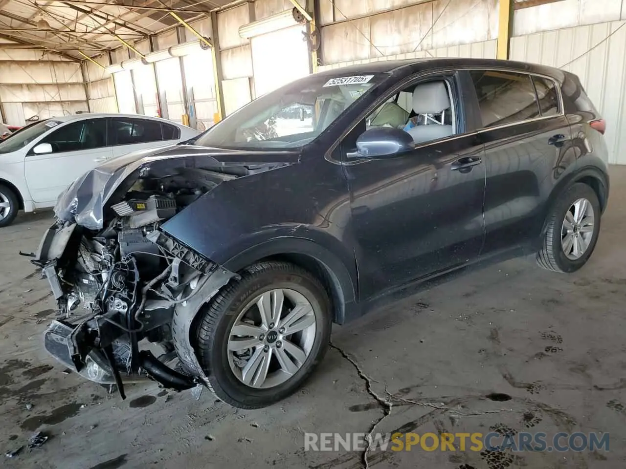 1 fotografías del automóvil dañado KNDPM3AC9K7613841 KIA SPORTAGE 2019