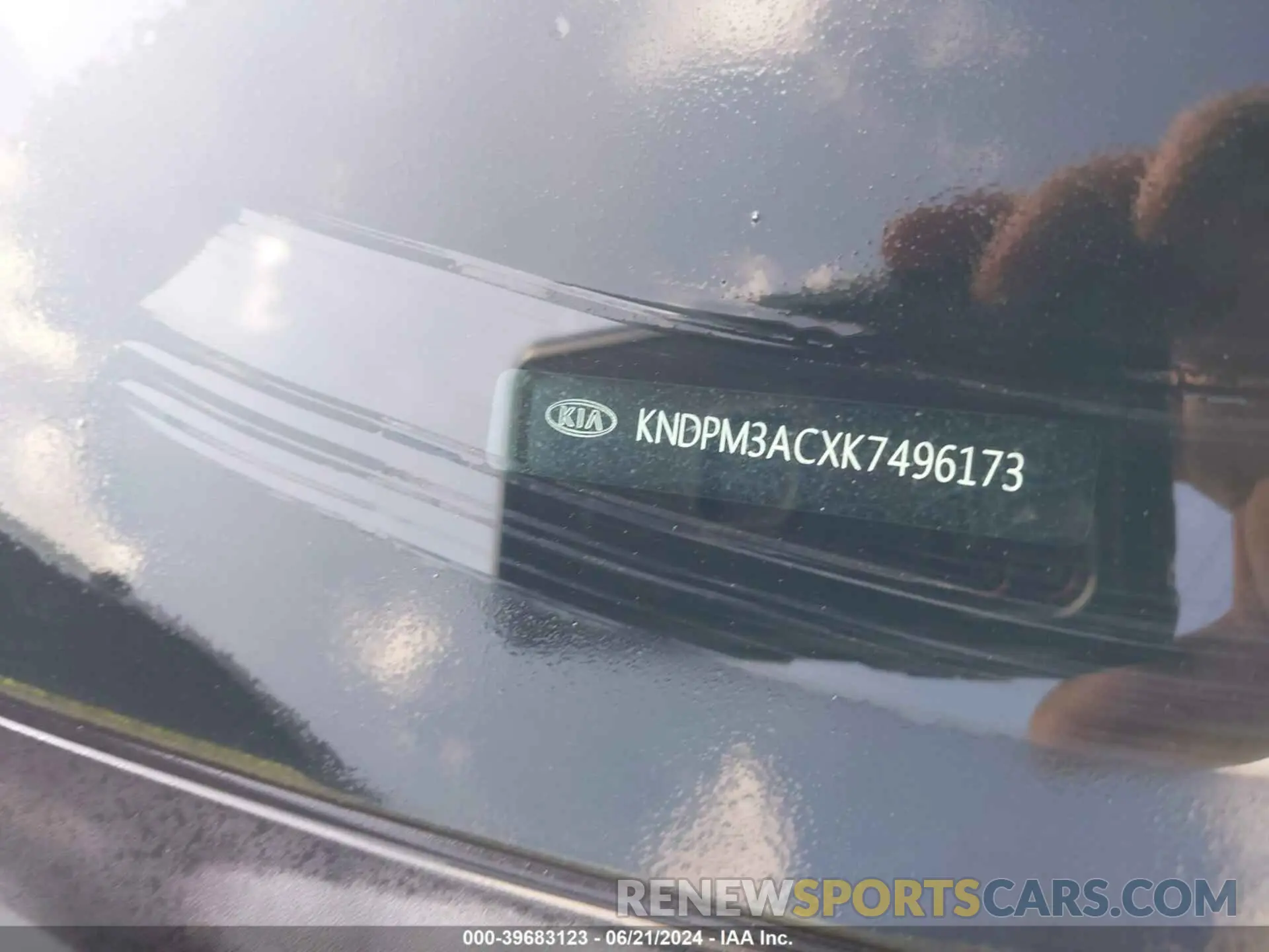 9 fotografías del automóvil dañado KNDPM3ACXK7496173 KIA SPORTAGE 2019